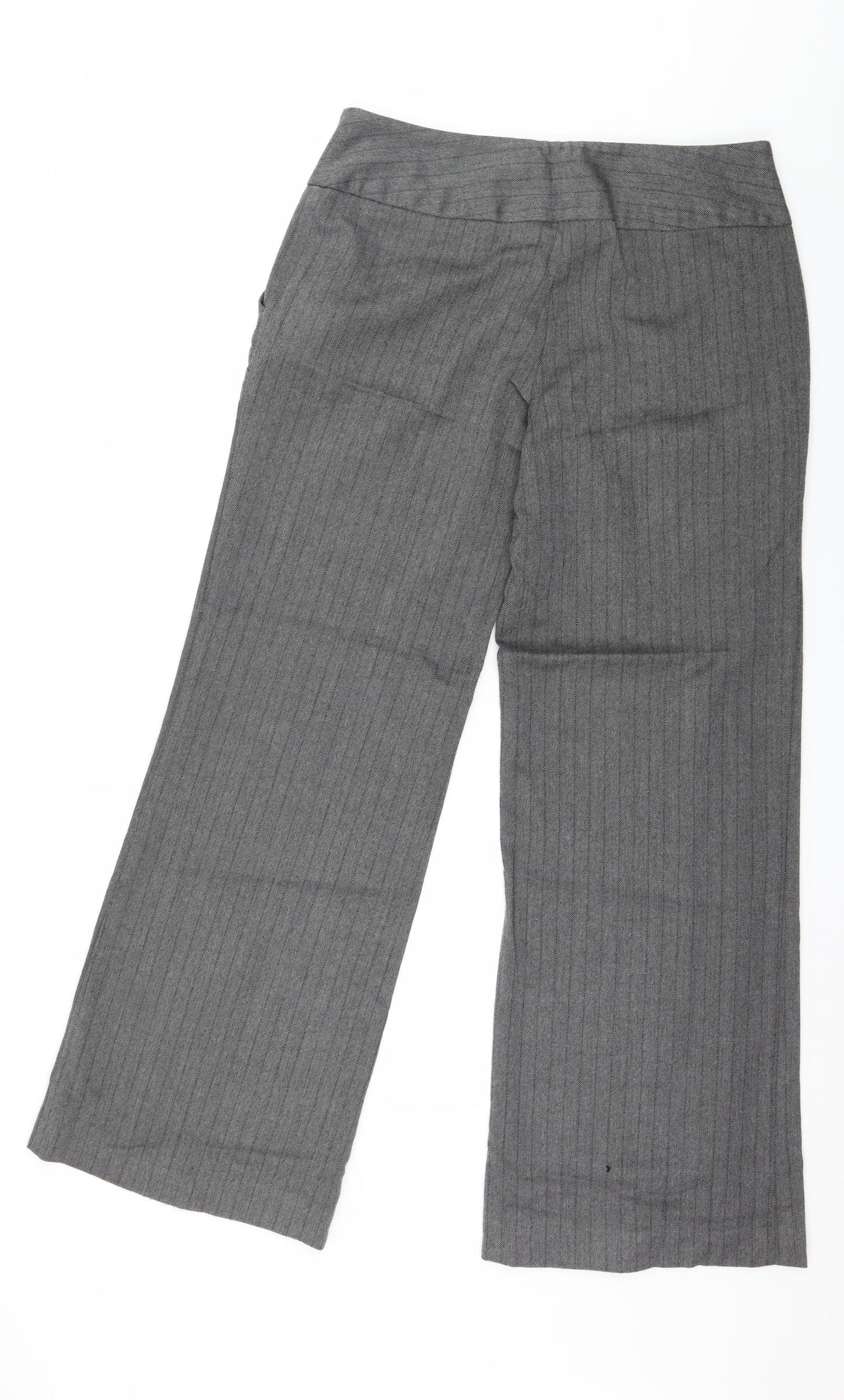 Dorothy Perkins Womens Grey   Trousers  Size 12 L29 in
