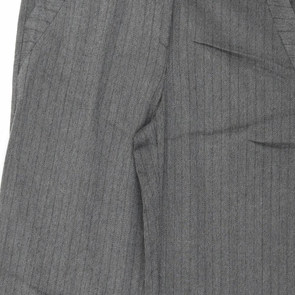 Dorothy Perkins Womens Grey   Trousers  Size 12 L29 in