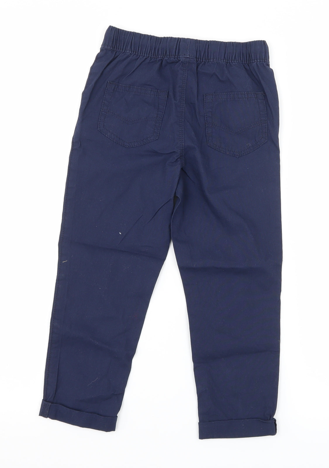 George Boys Blue   Chino Trousers Size 3-4 Years