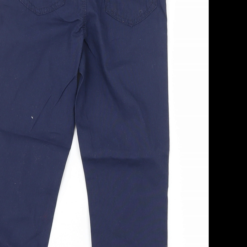 George Boys Blue   Chino Trousers Size 3-4 Years