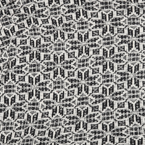 Atmosphere Womens Beige Geometric  Cardigan Jumper Size M