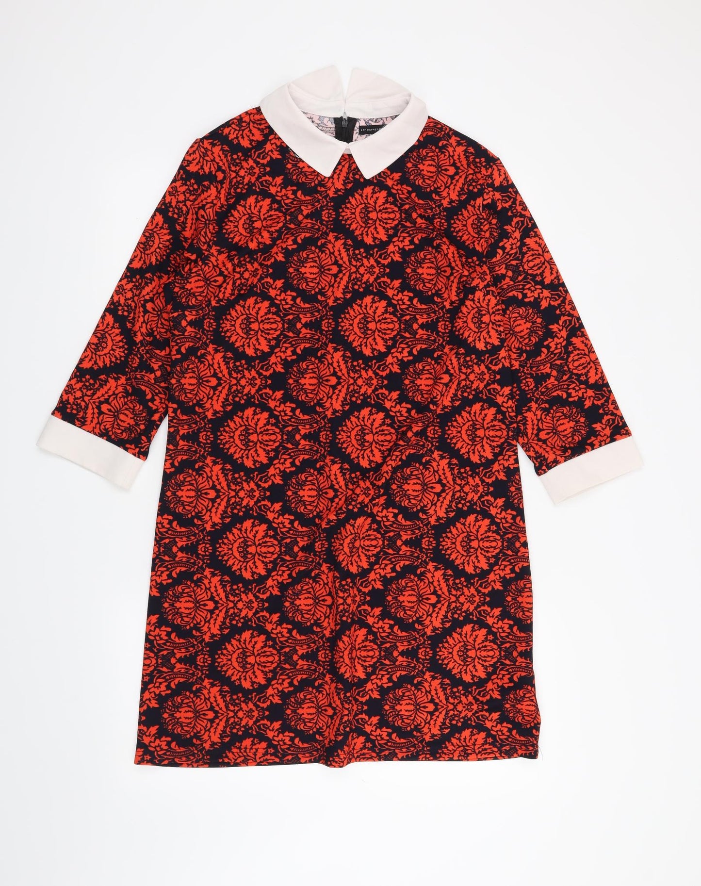 Atmosphere Womens Black Floral  Shift  Size 12