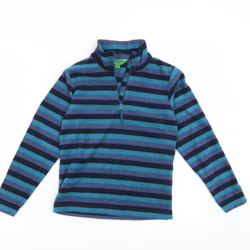 Mountain Warehouse Boys Blue Striped  Jacket  Size 7-8 Years