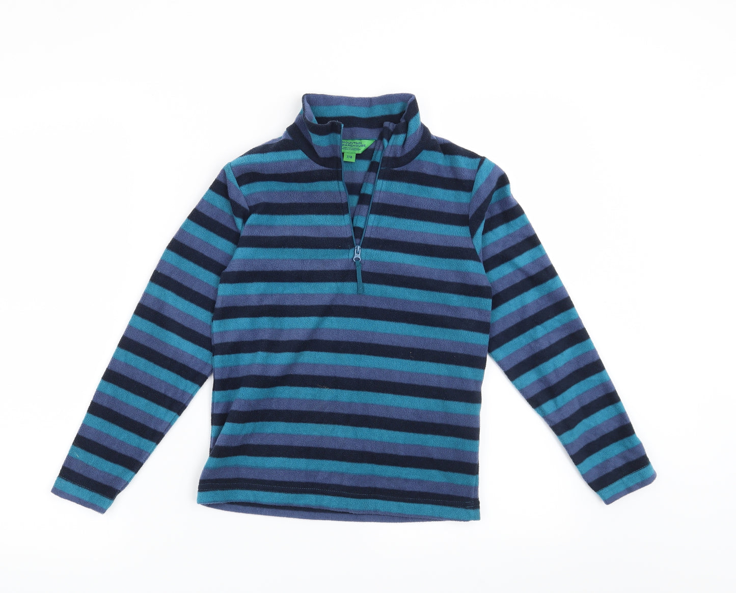 Mountain Warehouse Boys Blue Striped  Jacket  Size 7-8 Years