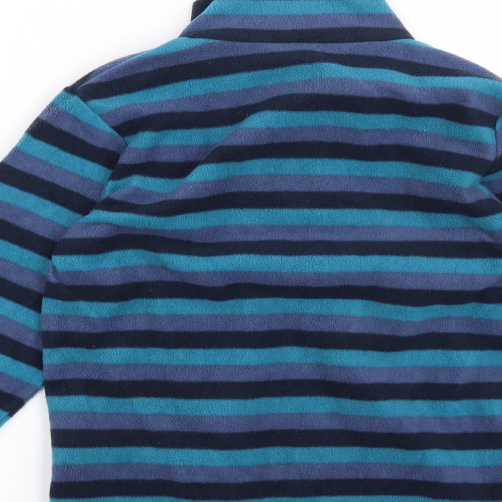 Mountain Warehouse Boys Blue Striped  Jacket  Size 7-8 Years