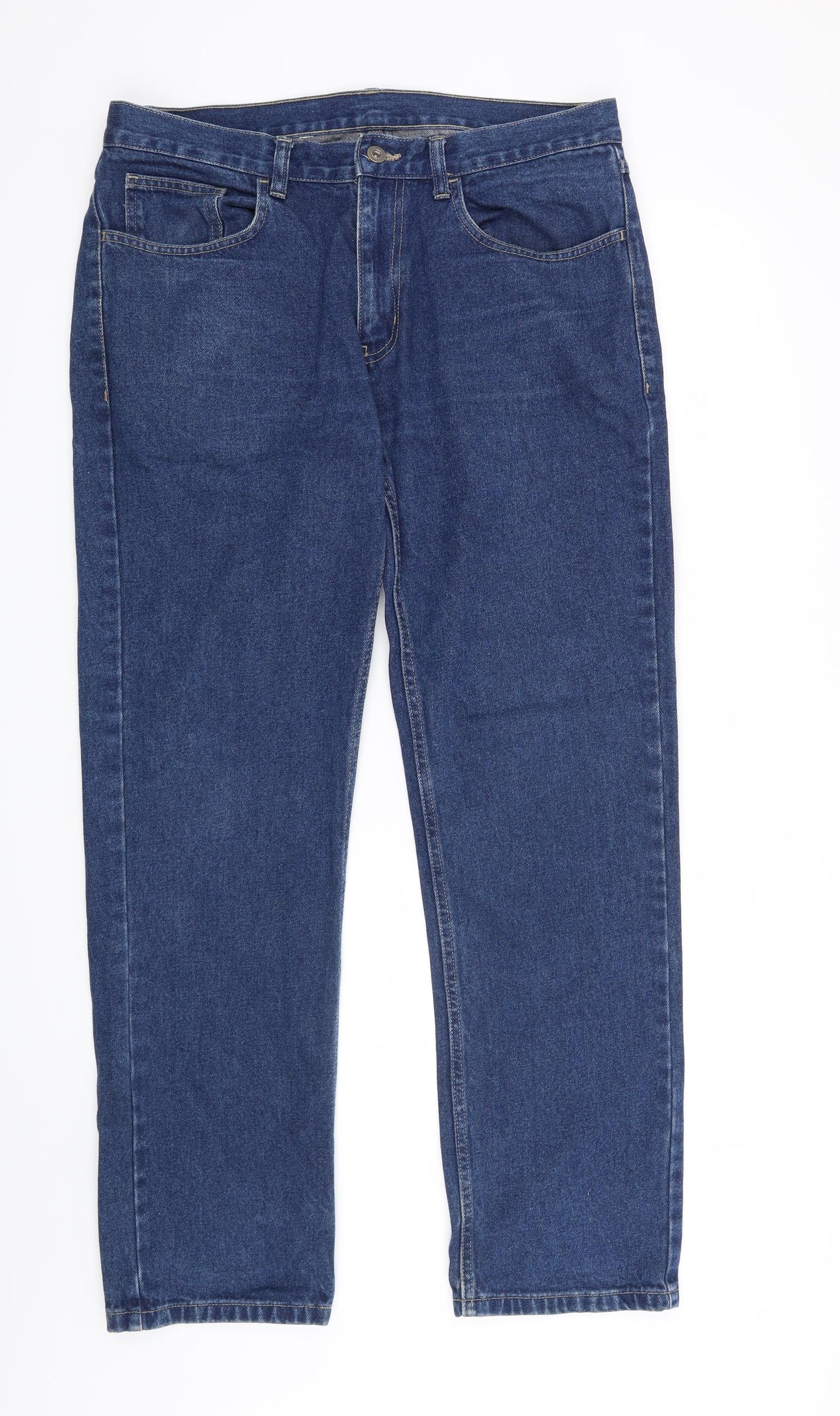 George Mens Blue   Straight Jeans Size 34 in L31 in