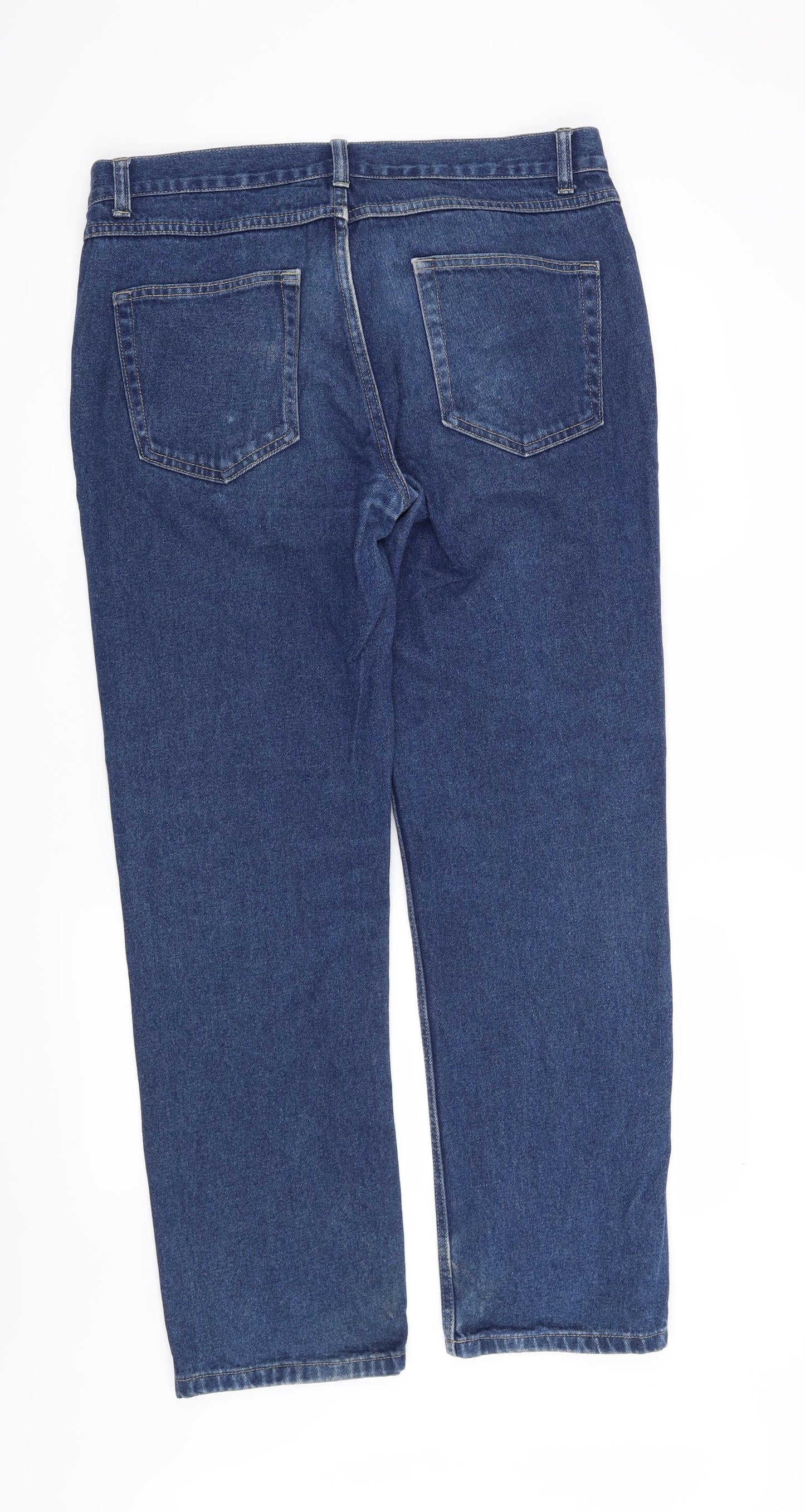 George Mens Blue   Straight Jeans Size 34 in L31 in