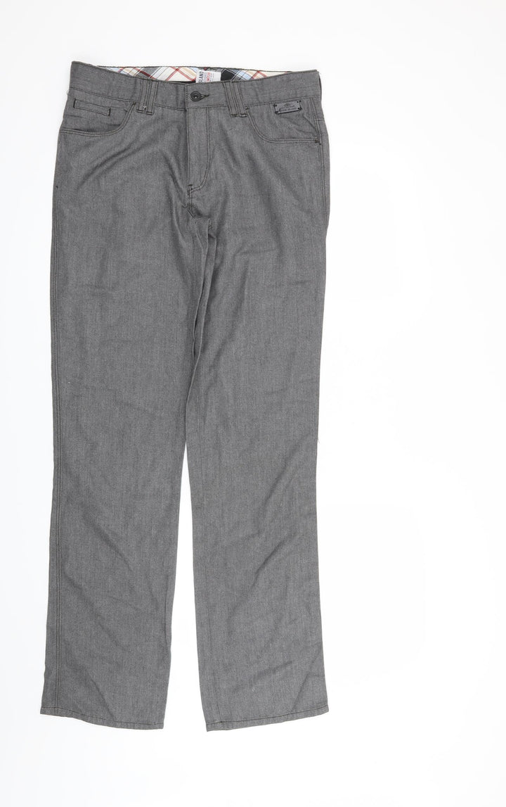 River Island Mens Grey Trousers Size 30 in L32 in