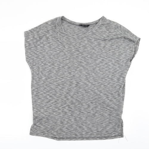 New Look Womens Grey   Basic T-Shirt Size 6