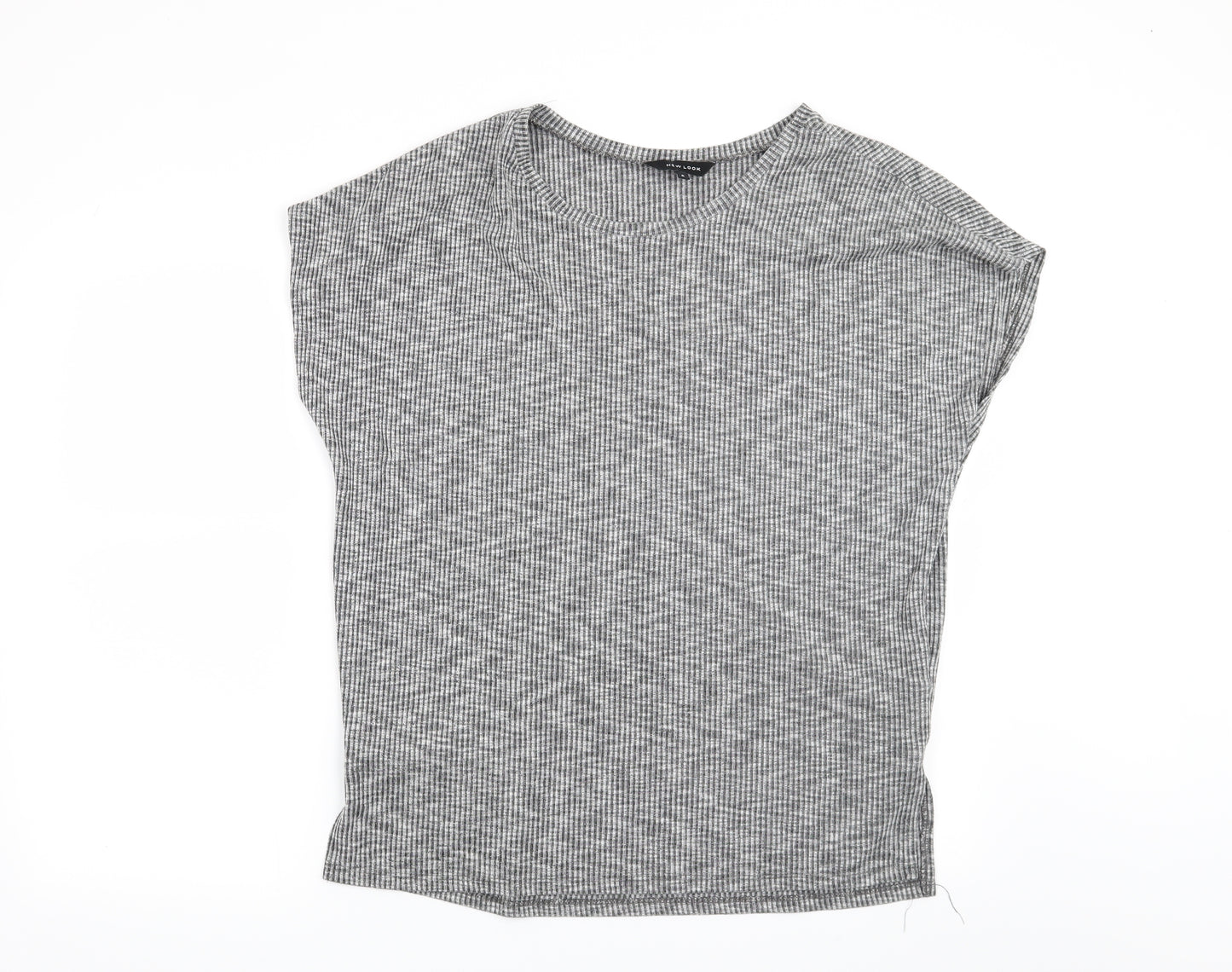 New Look Womens Grey   Basic T-Shirt Size 6
