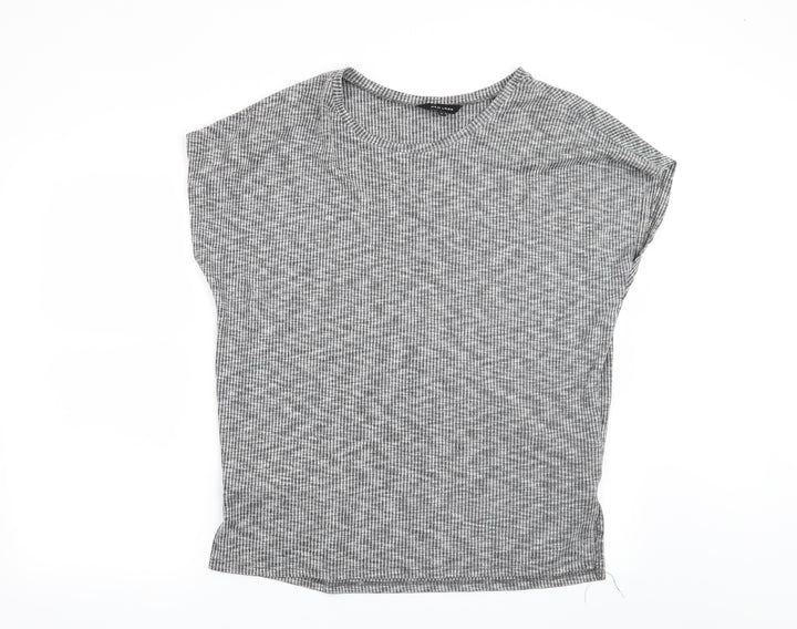 New Look Womens Grey   Basic T-Shirt Size 6