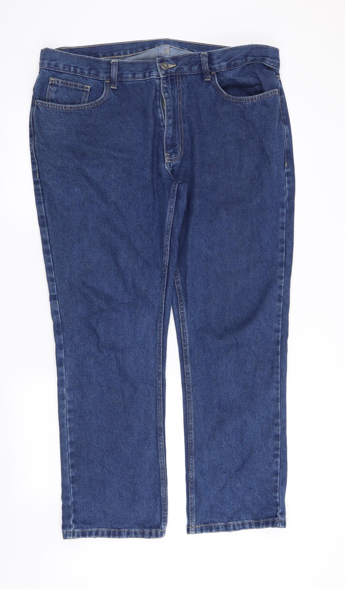 George Mens Blue   Straight Jeans Size 38 in L30 in