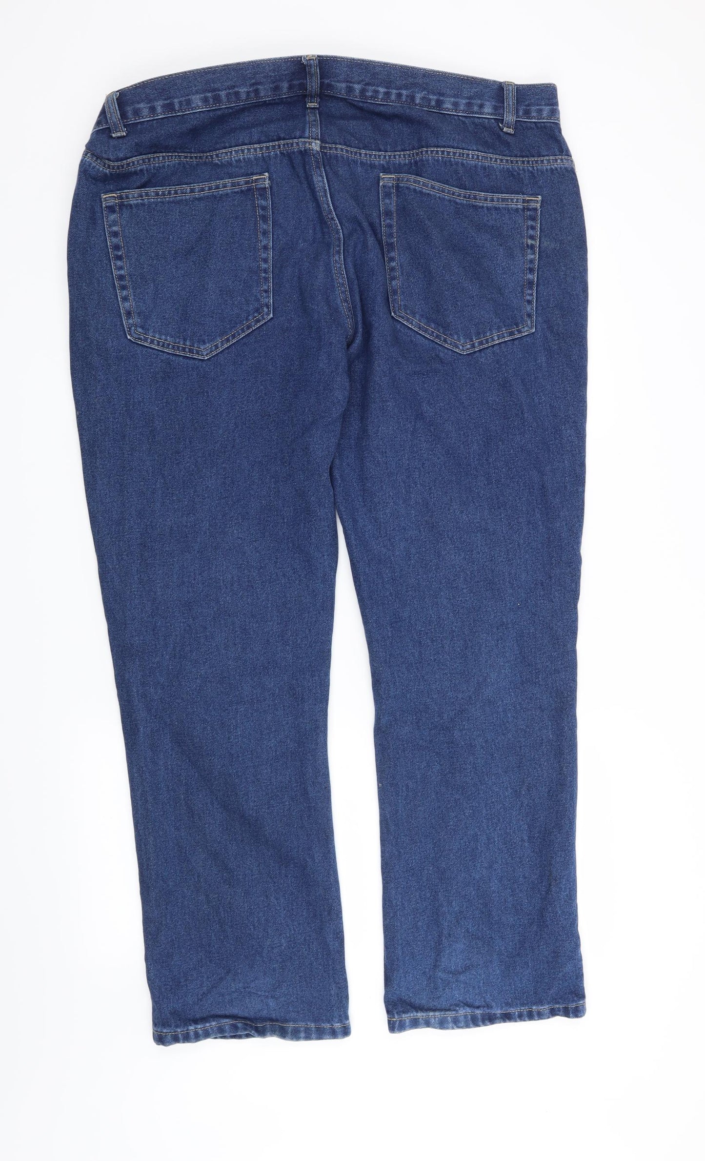 George Mens Blue   Straight Jeans Size 38 in L30 in