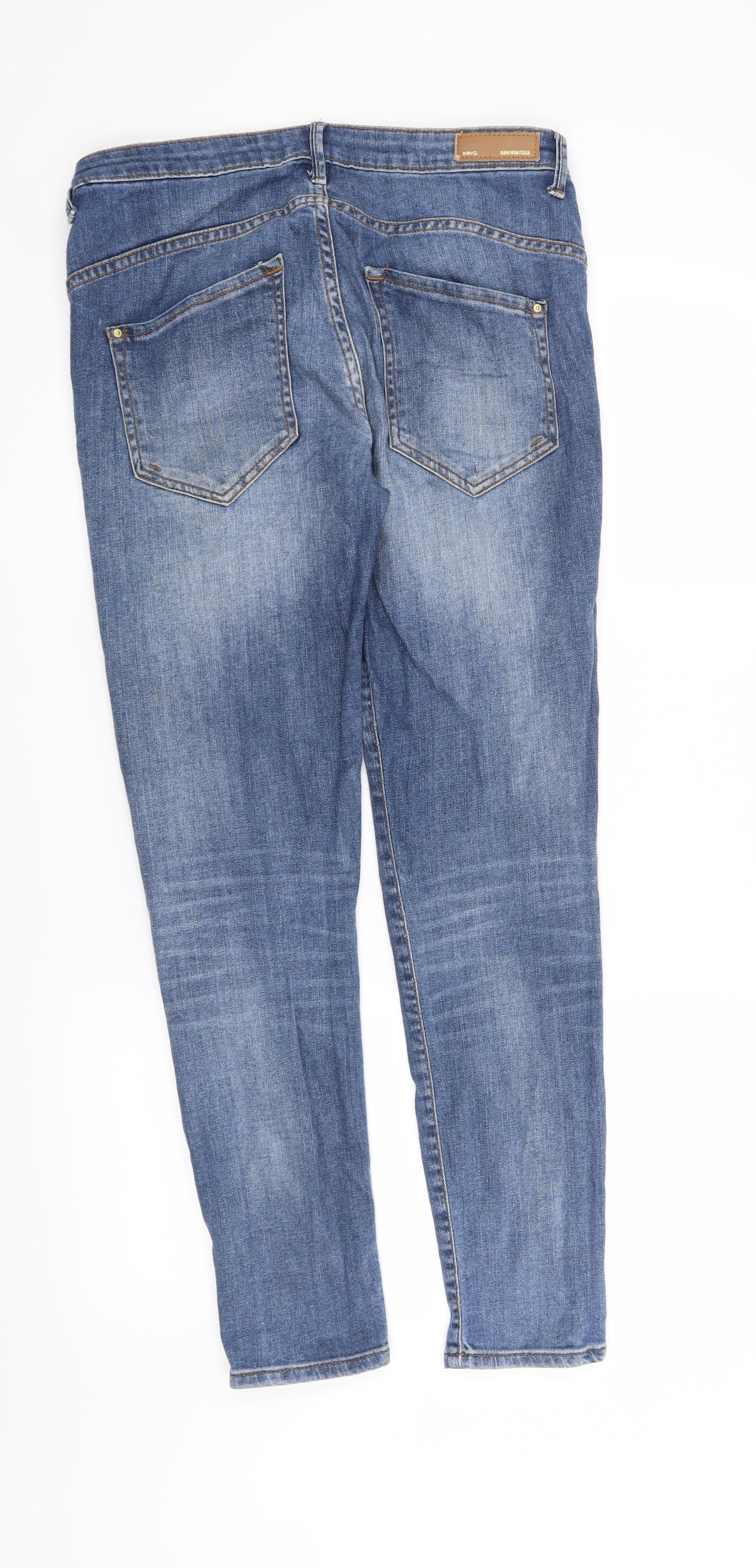 Mango Womens Blue   Skinny Jeans Size 6 L28 in