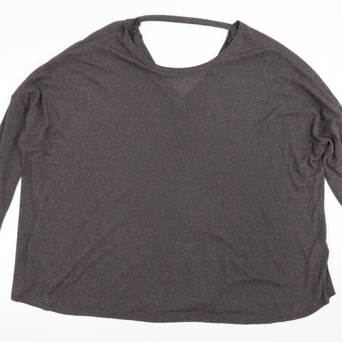 NEXT Womens Grey   Pullover Sweatshirt Size 22