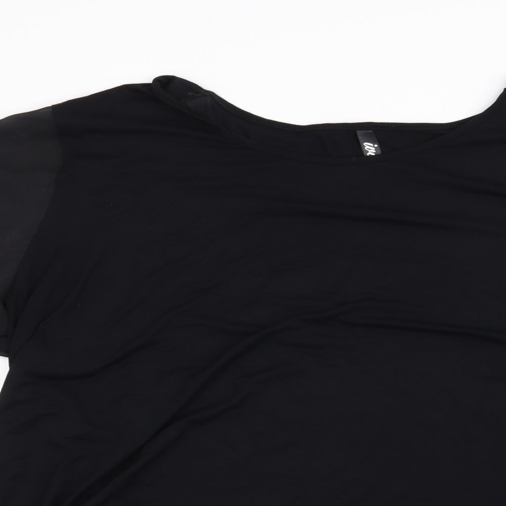 Preworn Womens Black   Basic Blouse Size 26