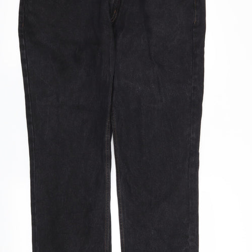 George Mens Black   Straight Jeans Size 38 in L30 in