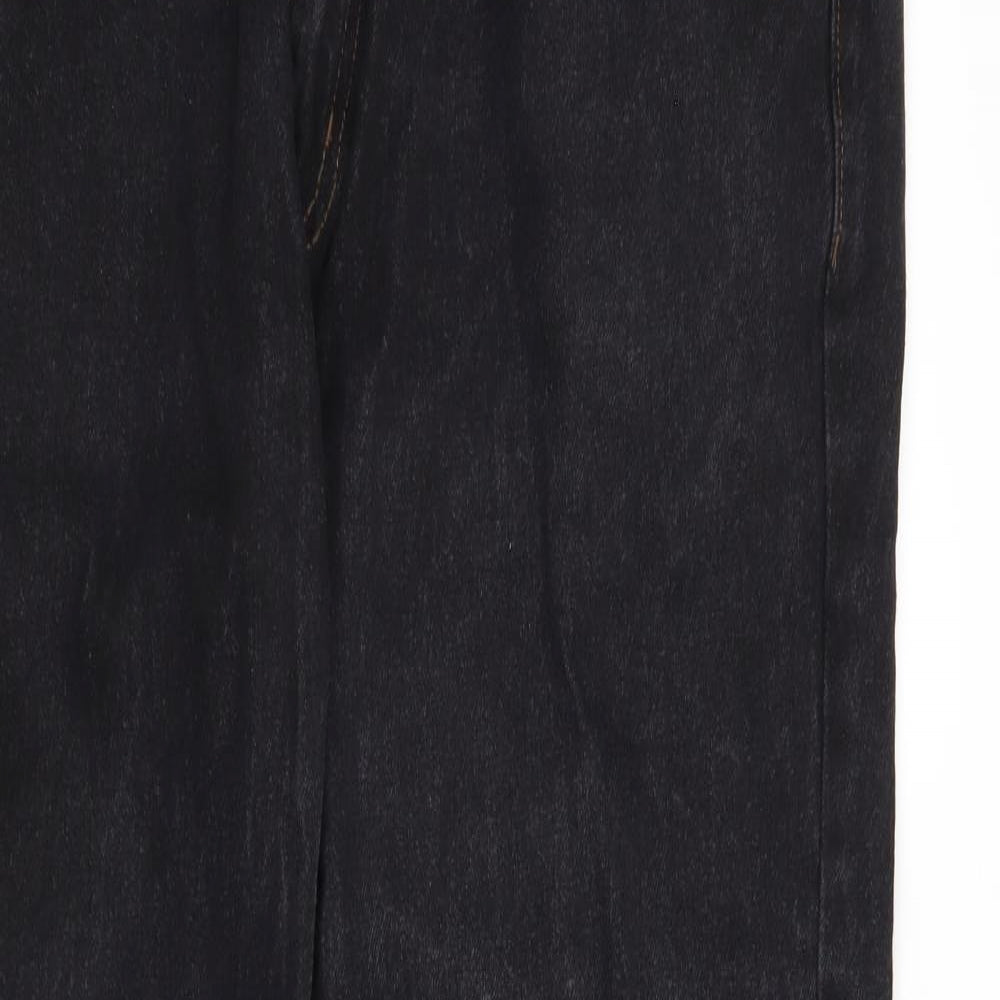 George Mens Black   Straight Jeans Size 38 in L30 in