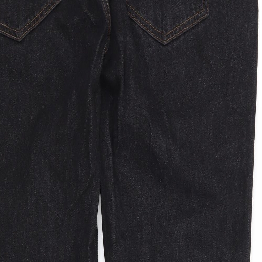 George Mens Black   Straight Jeans Size 38 in L30 in