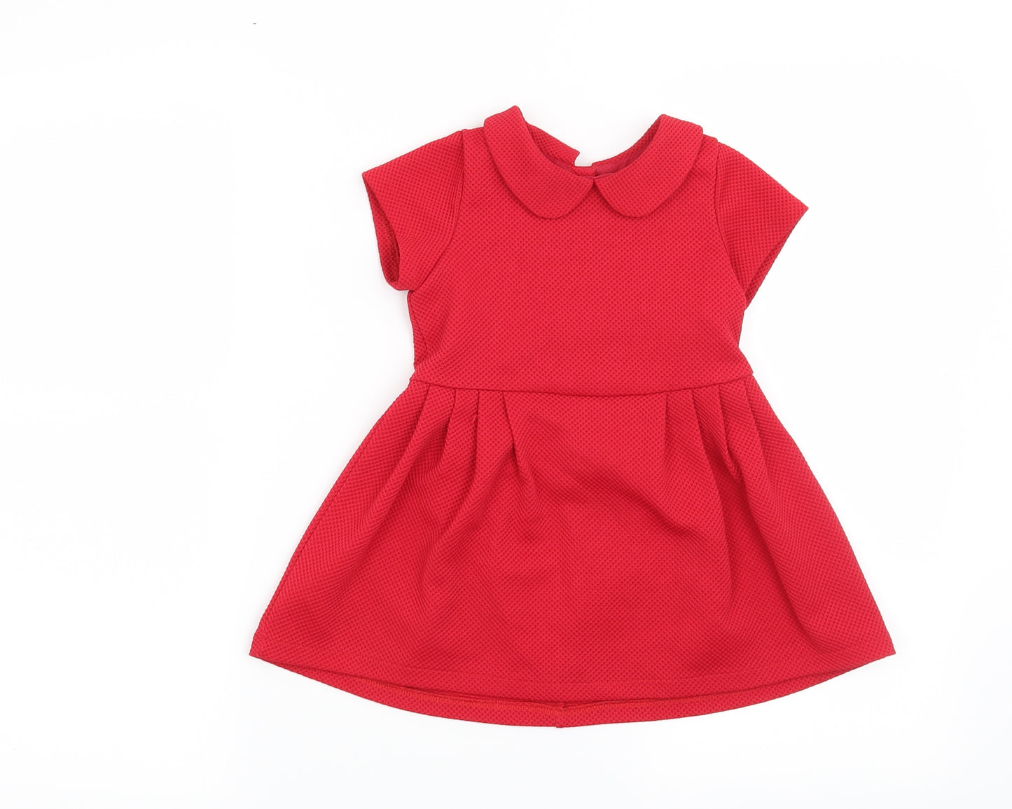 Matalan Girls Red   Fit & Flare  Size 18-24 Months