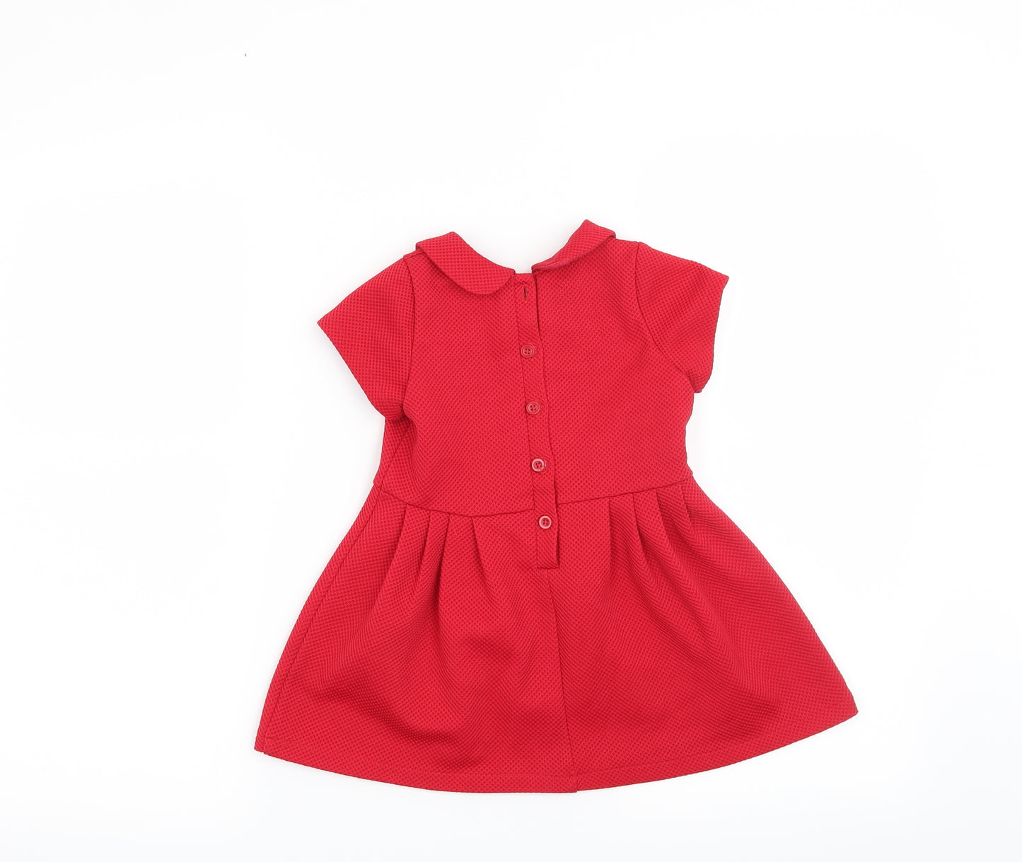 Matalan Girls Red   Fit & Flare  Size 18-24 Months