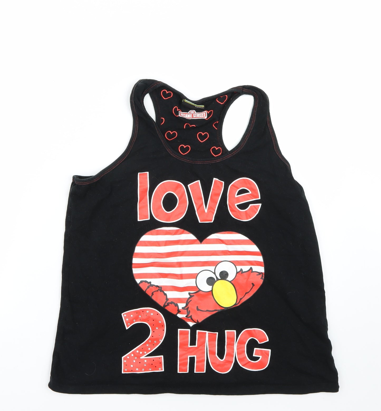 Sesame Street Womens Black   Basic Tank Size 20