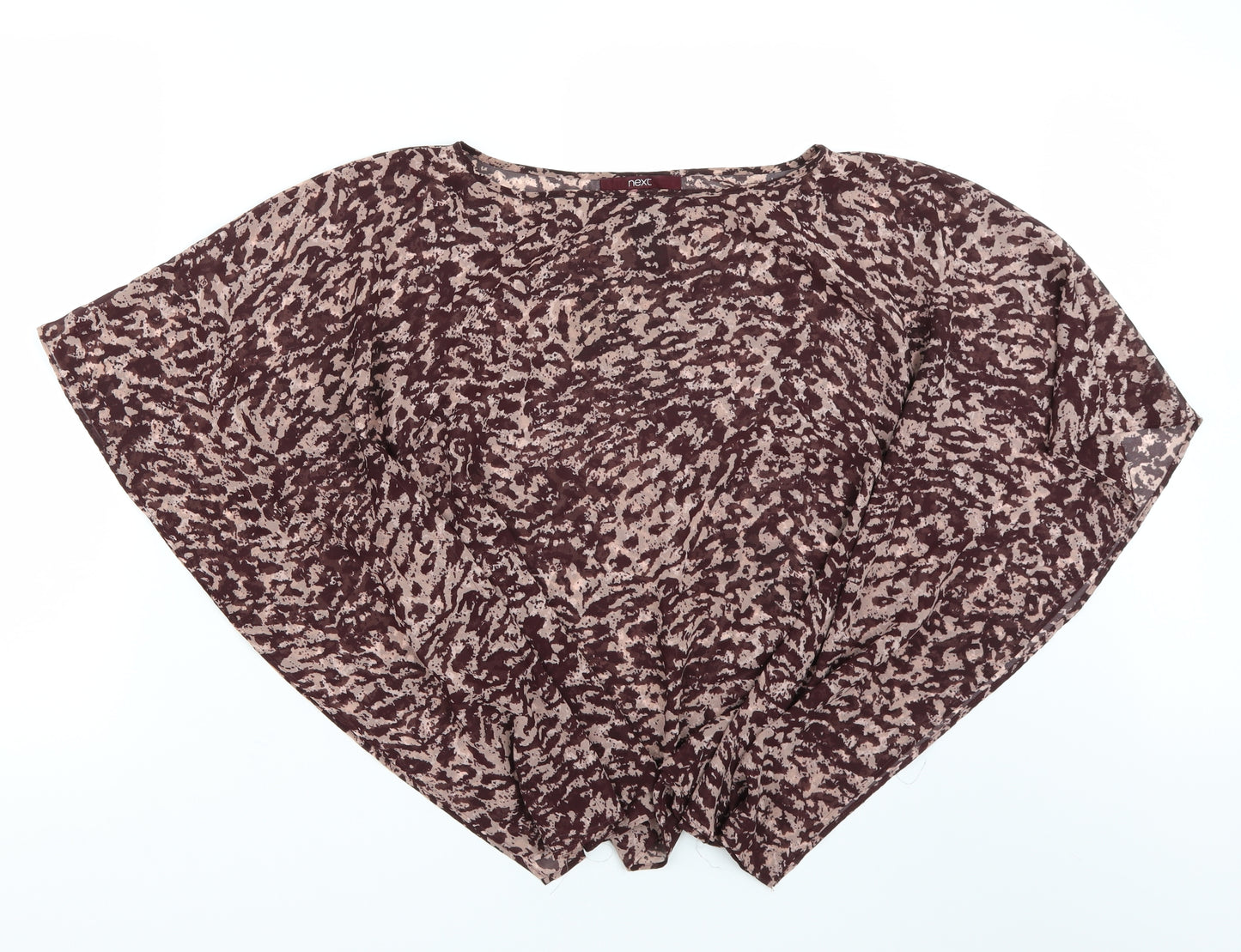 NEXT Womens Brown   Basic Blouse Size 10