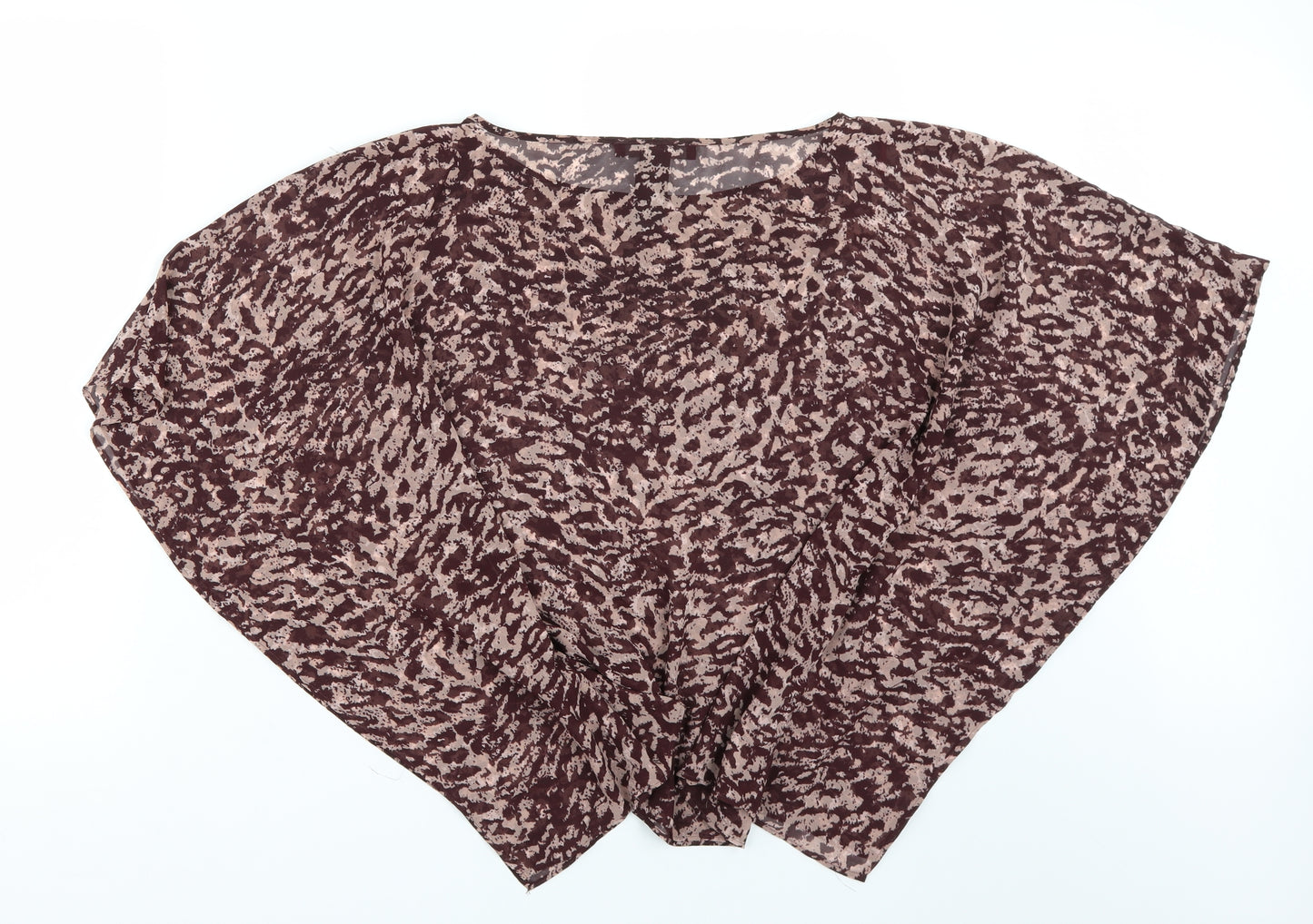 NEXT Womens Brown   Basic Blouse Size 10