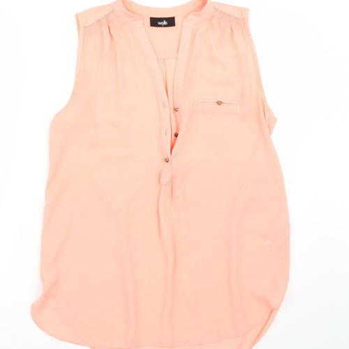 Wallis Womens Pink   Basic Blouse Size S