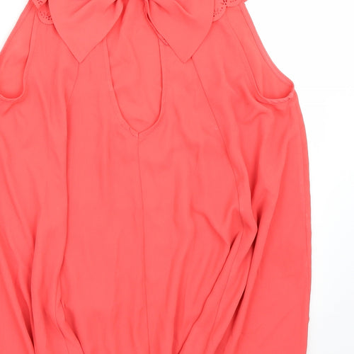 Miss Selfridge Womens Pink   Basic Blouse Size 12
