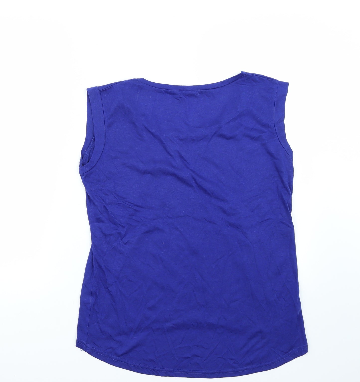valley girl Womens Blue   Basic Blouse Size M