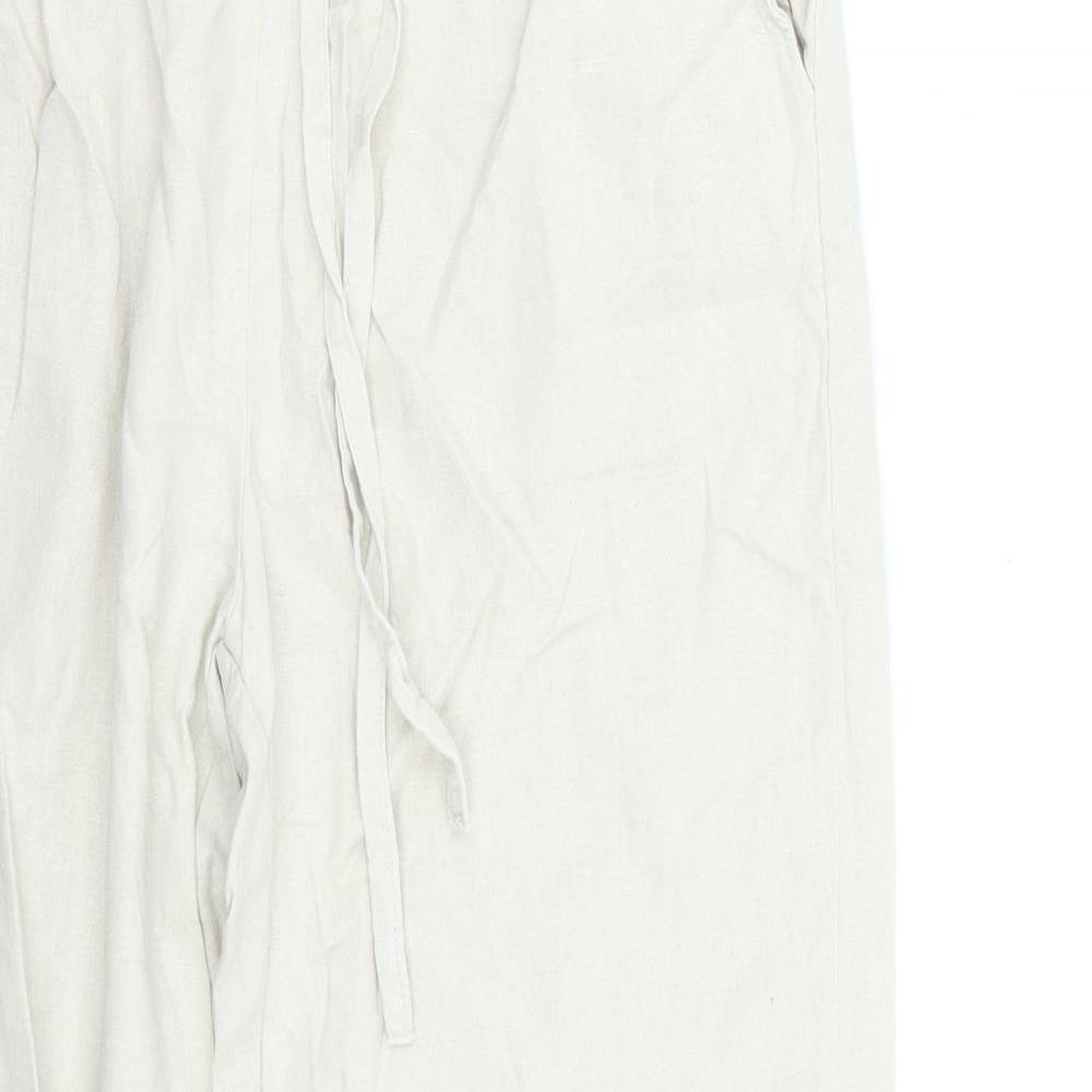 Primark Womens Beige   Trousers  Size 10 L29 in