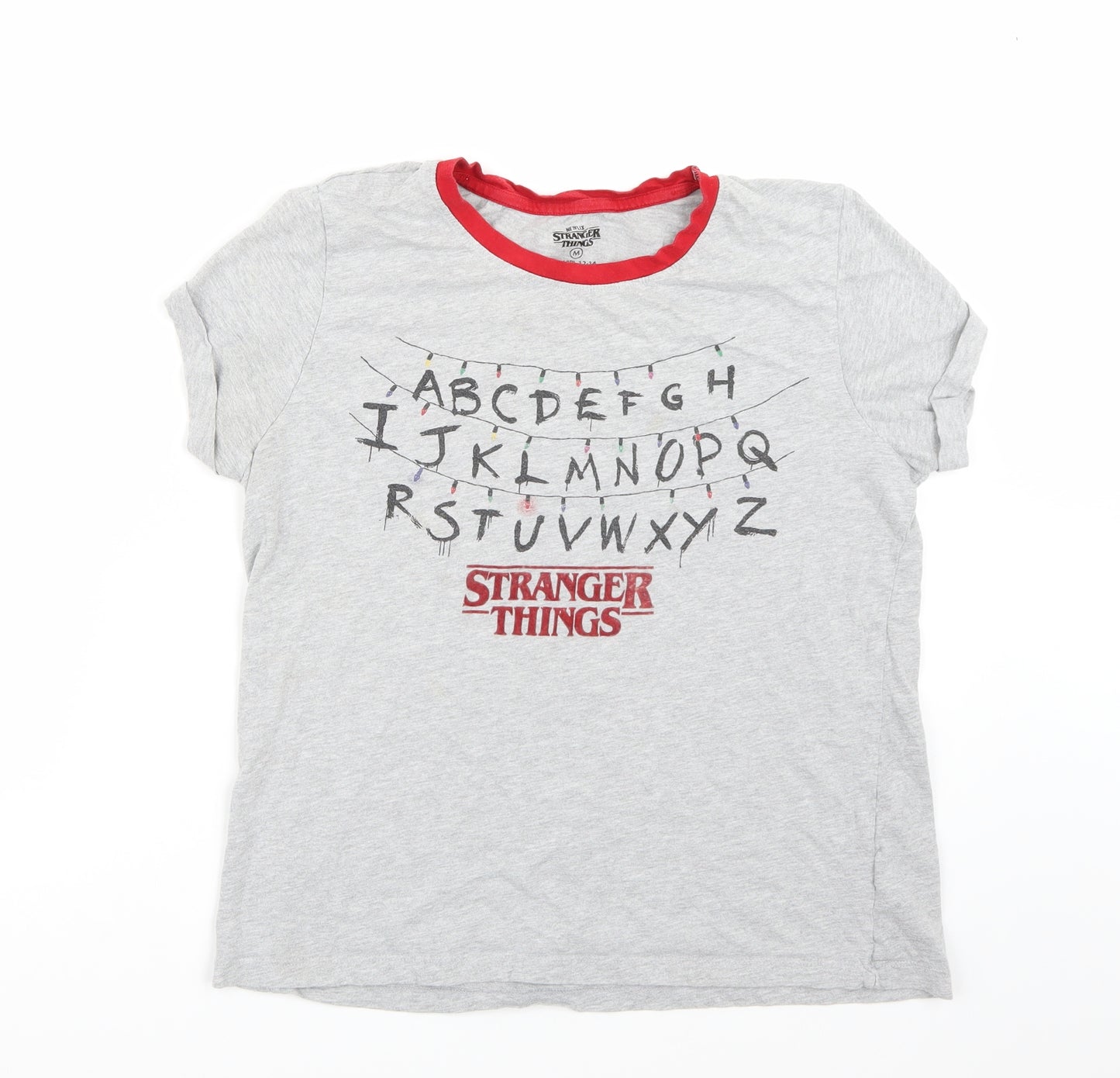 Stranger Womens Grey   Basic T-Shirt Size M