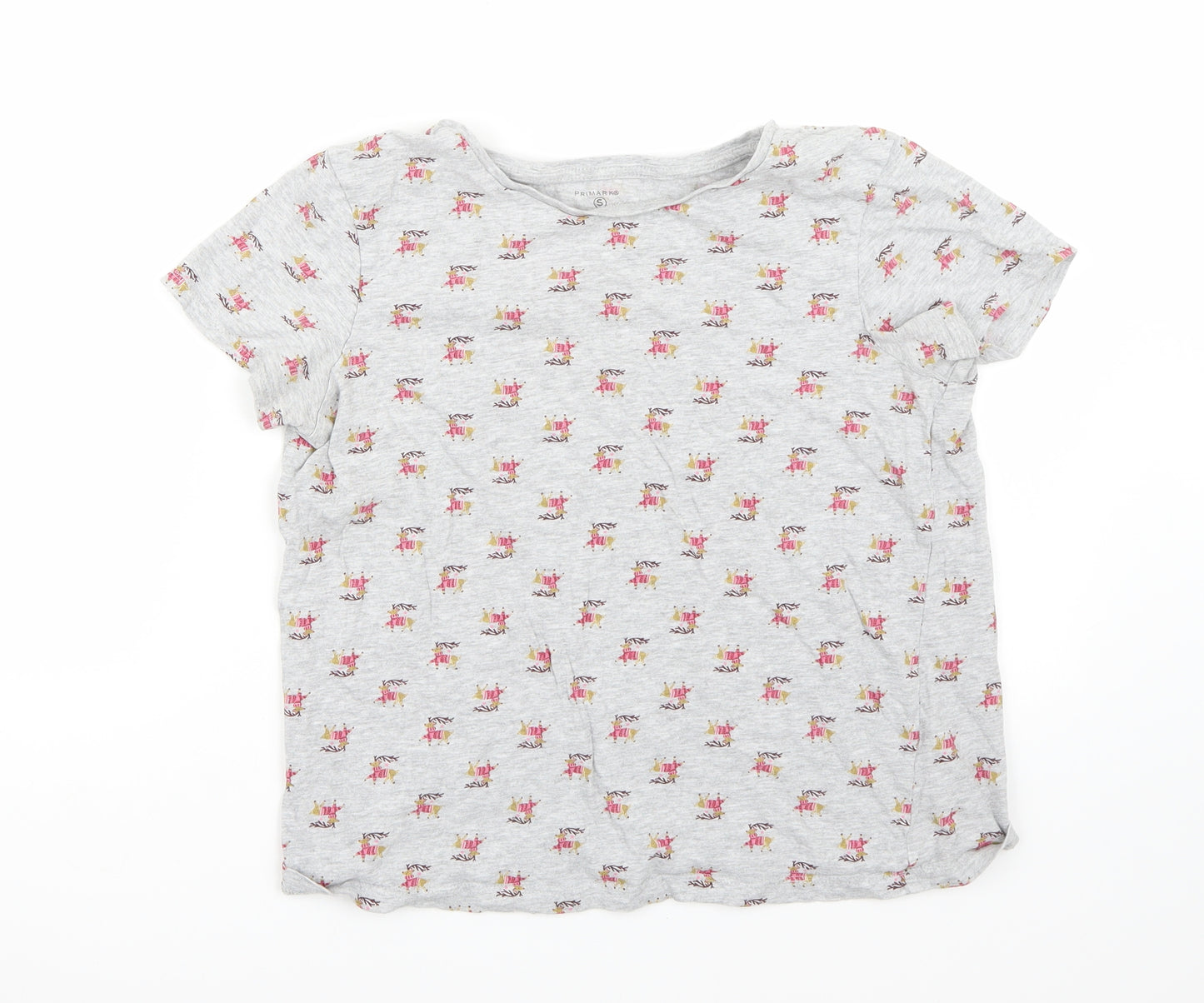 Primark Womens Grey   Basic T-Shirt Size S