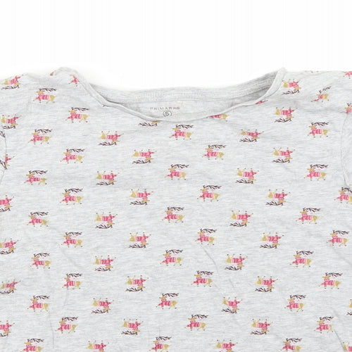 Primark Womens Grey   Basic T-Shirt Size S