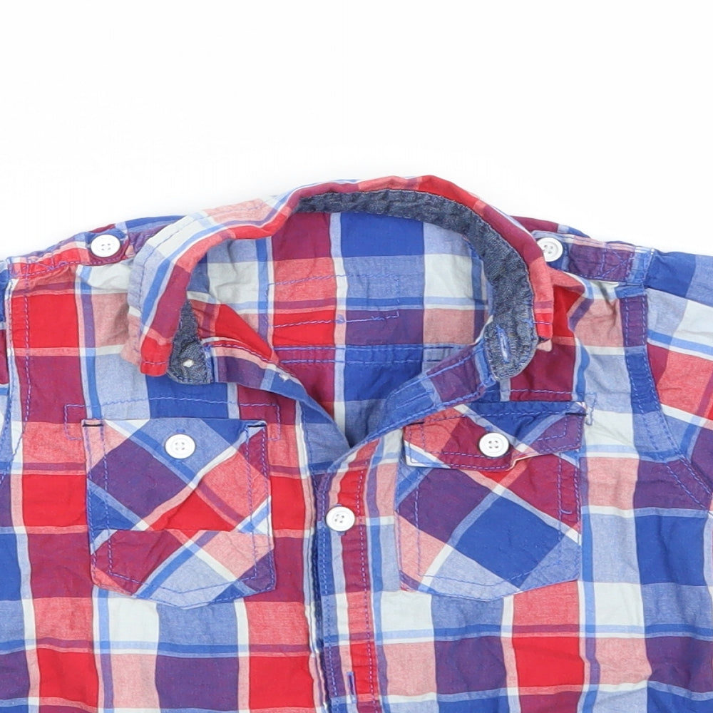 George Boys Blue   Basic Button-Up Size 3-4 Years