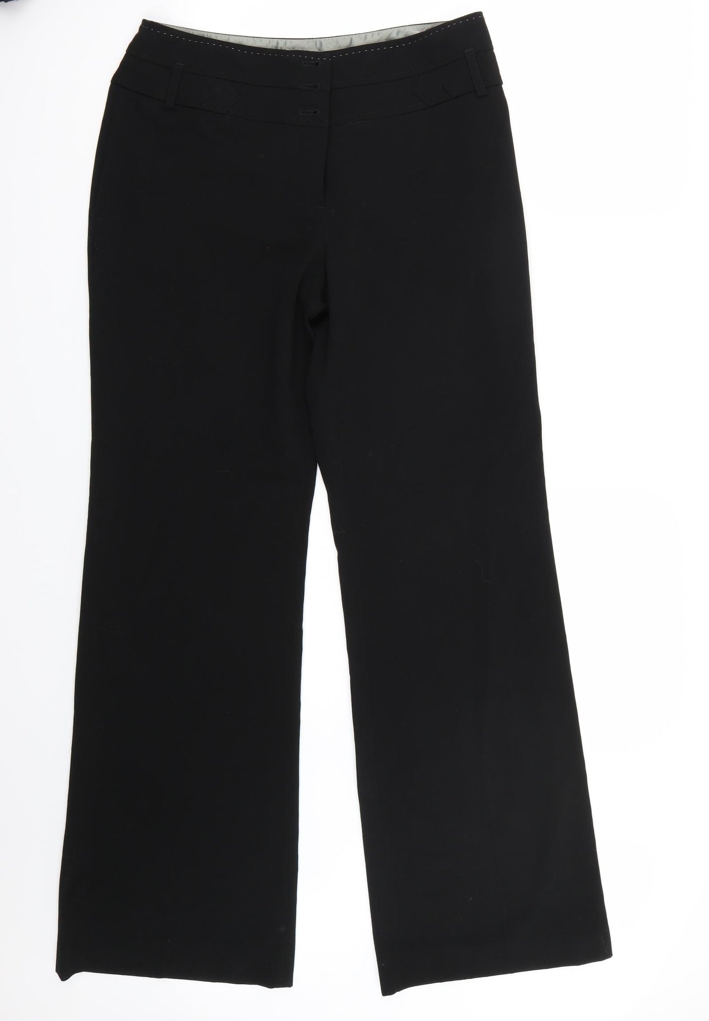 NEXT Womens Black   Trousers  Size 10 L31 in