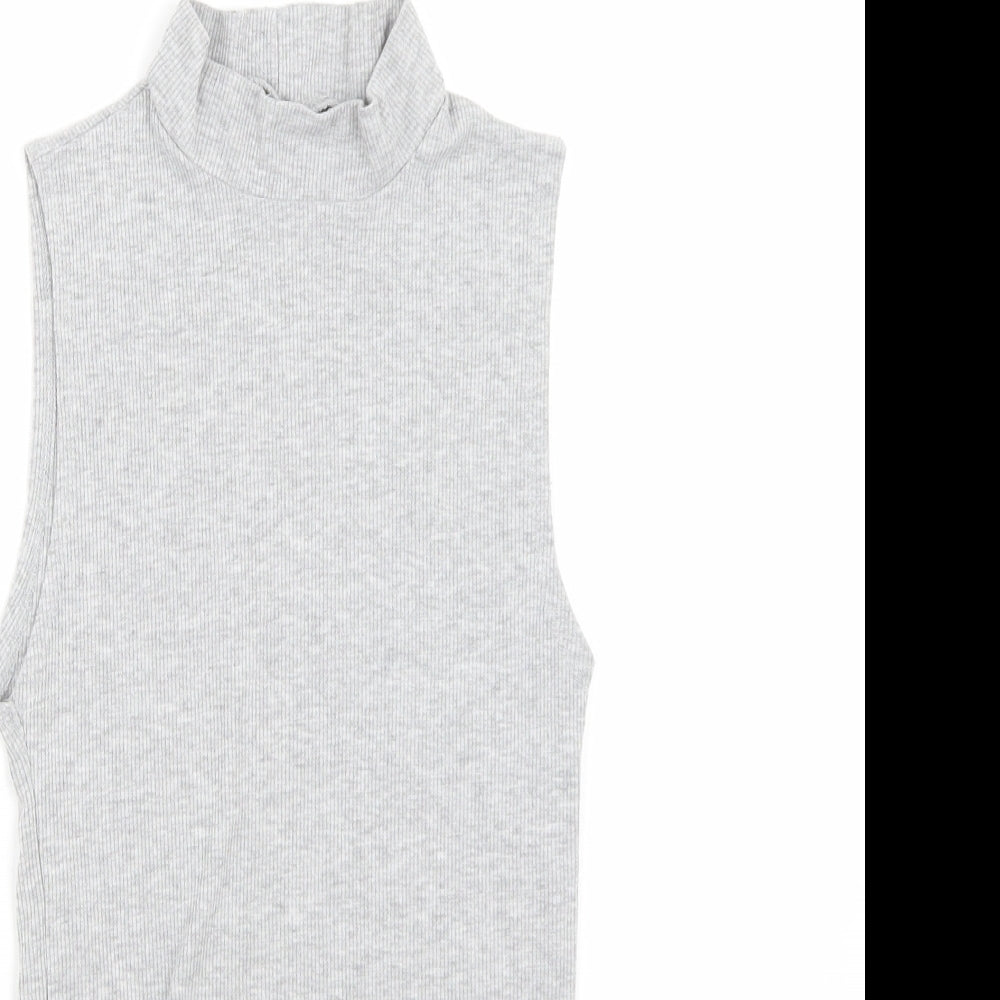 Preworn Womens Grey   Basic T-Shirt Size 12