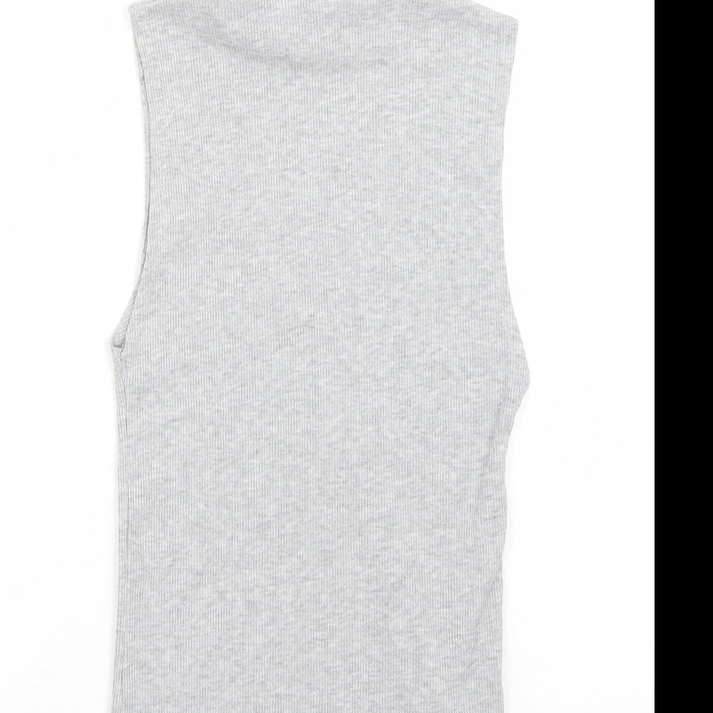 Preworn Womens Grey   Basic T-Shirt Size 12