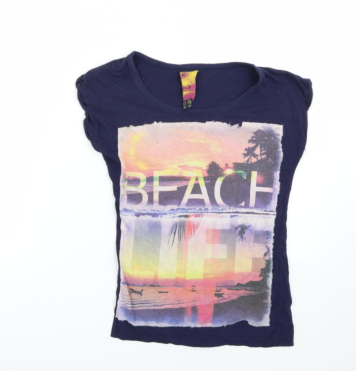 Primark Womens Blue Basic Tank Size 6