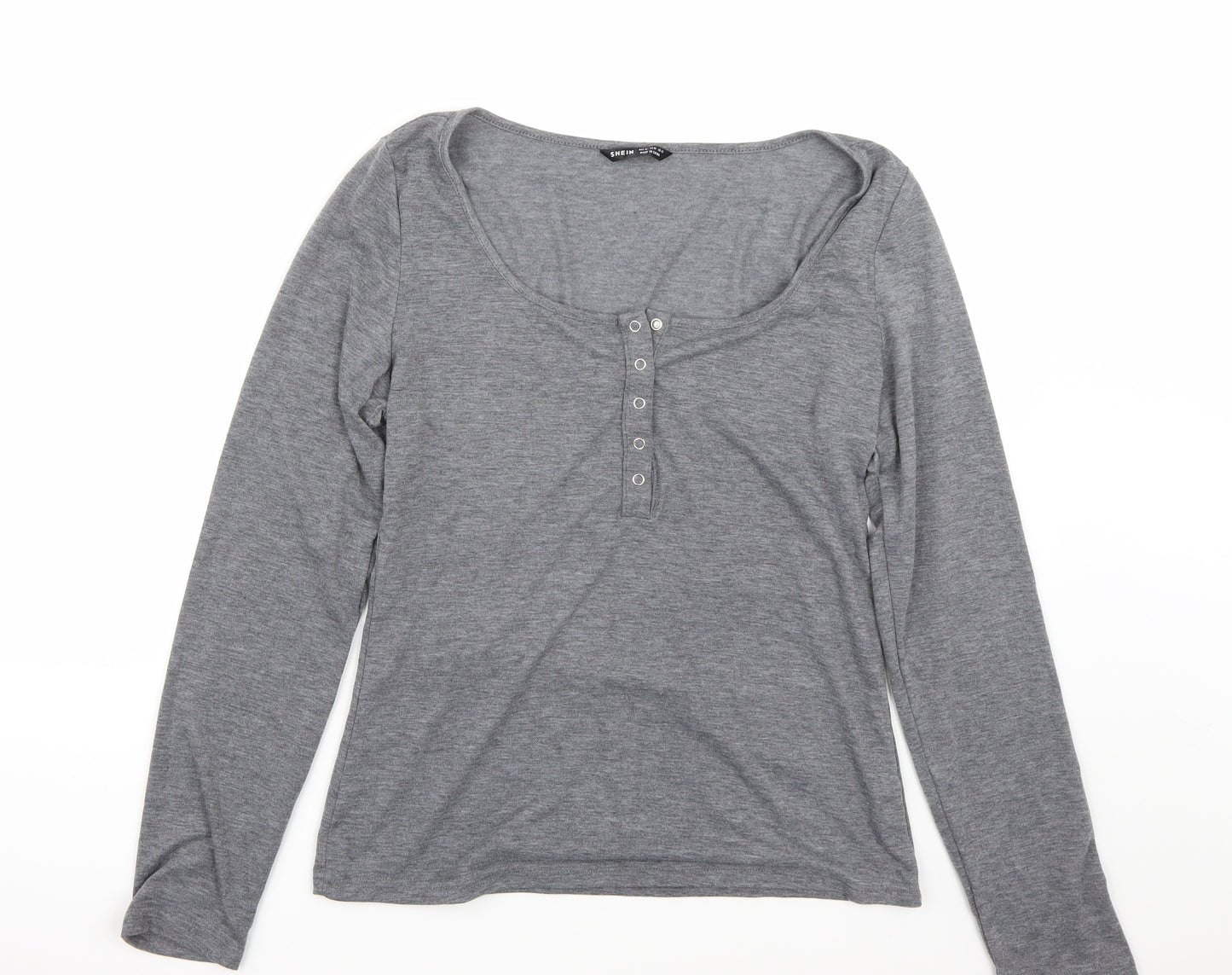 SheIn Womens Grey   Basic T-Shirt Size XL