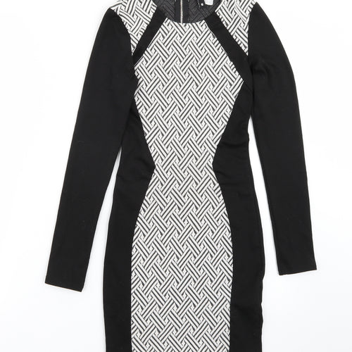H&M Womens Black   A-Line  Size 6