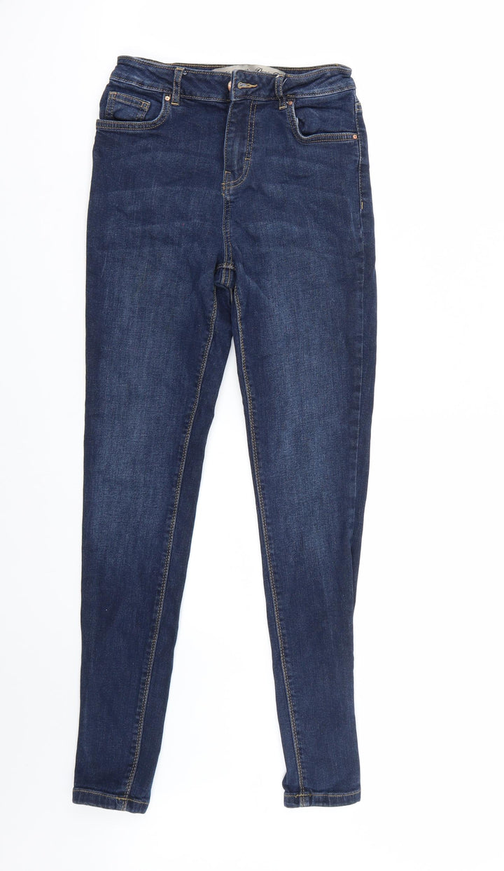 Denim & Co. Womens Blue Skinny Jeans Size 8 L28 in