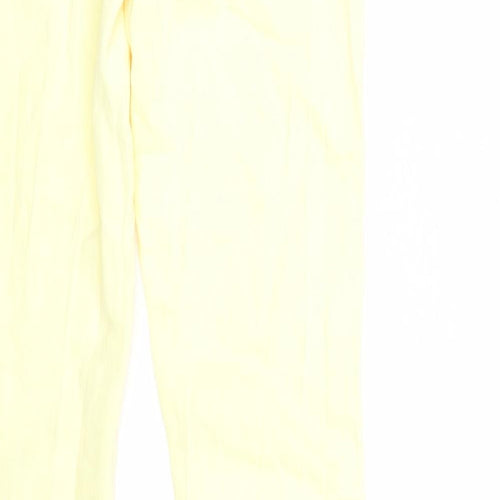 Bershka Womens Yellow   Skinny Jeans Size 34 L31 in