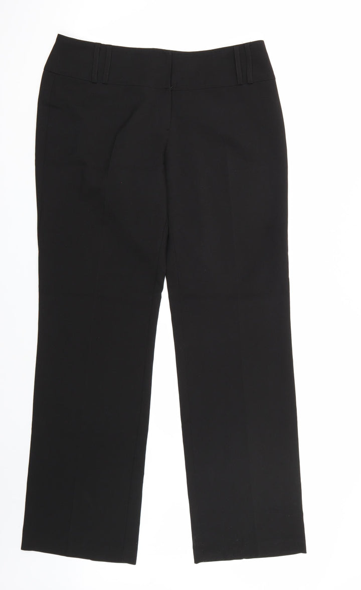Dorothy Perkins Womens Black Trousers Size 14 L31 in