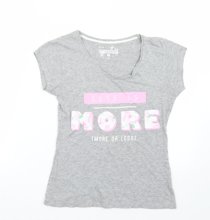 Primark Womens Grey Basic T-Shirt Size 8