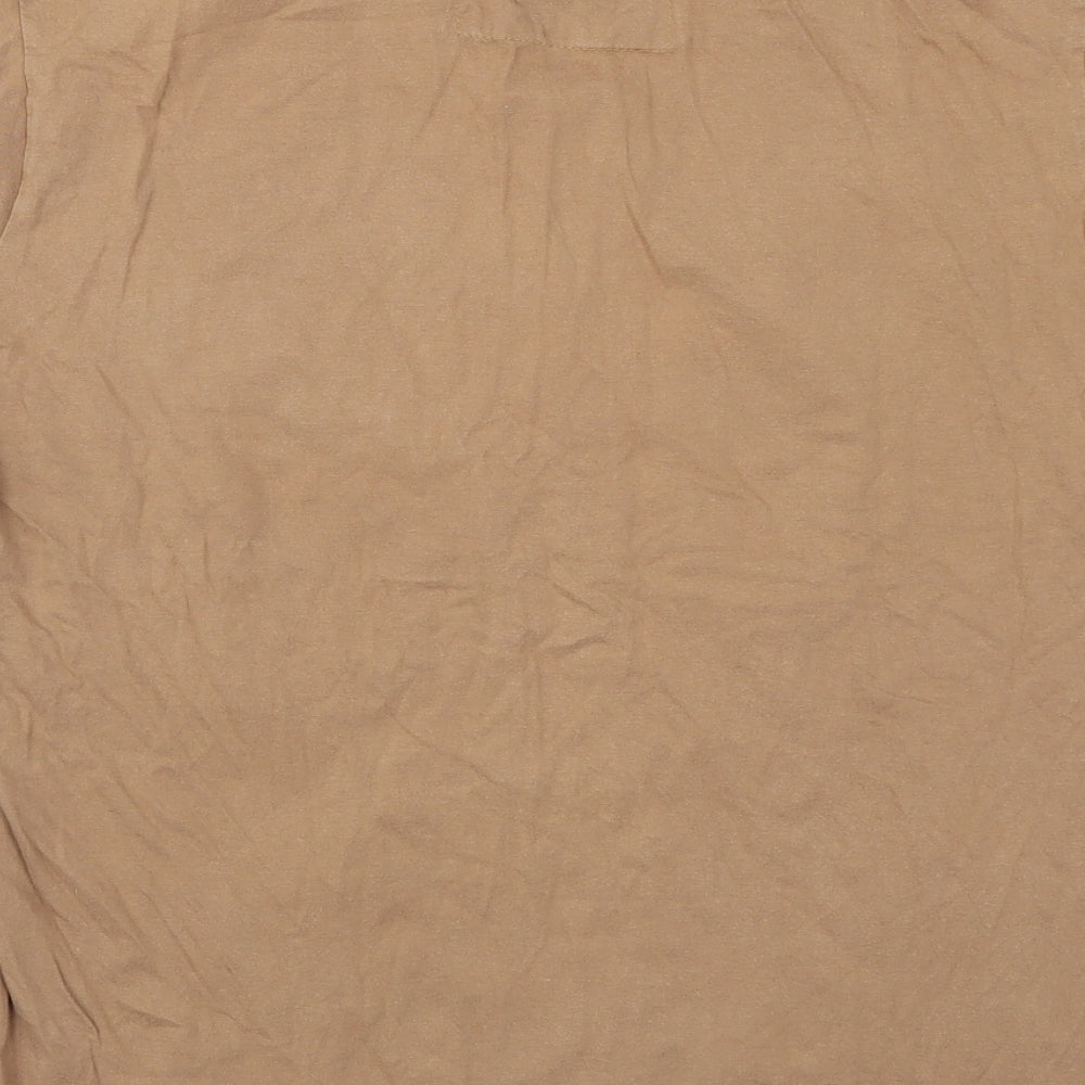 Goo Si Mens Brown    T-Shirt Size L  - Face