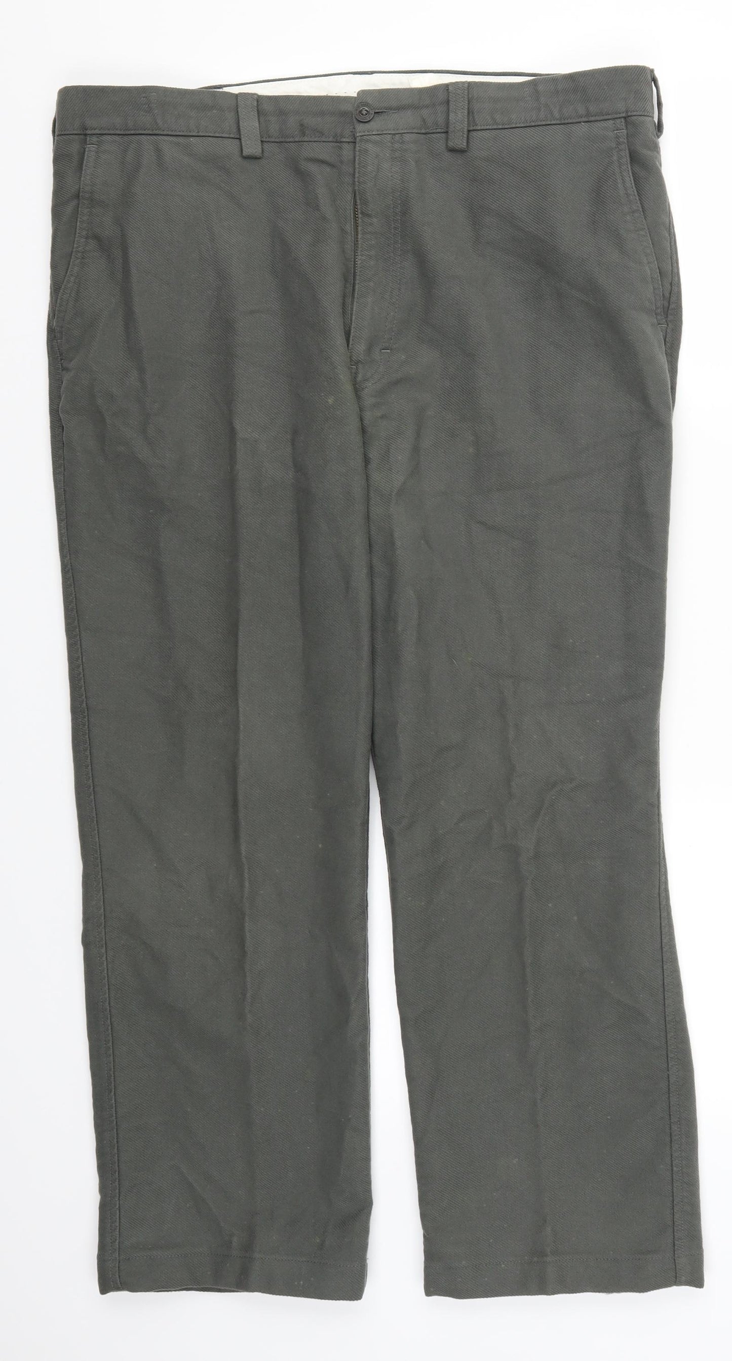Marks and Spencer Mens Green   Trousers  Size 38 L29 in