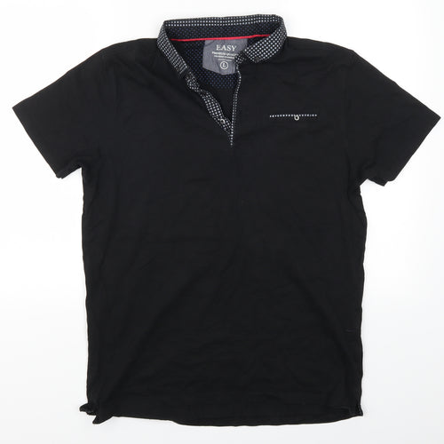 Mtalan Mens Black    Polo Size L