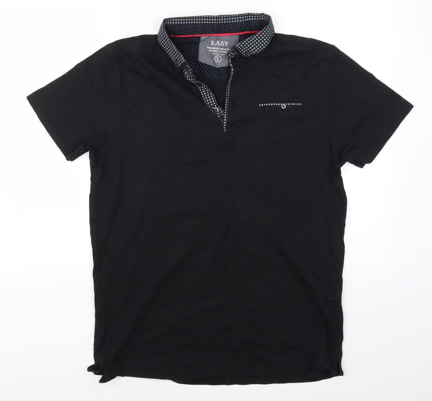 Mtalan Mens Black    Polo Size L